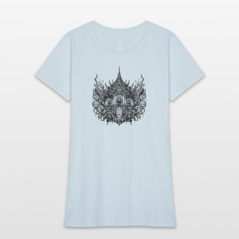 Classic Thai Temple Typical Of The Country