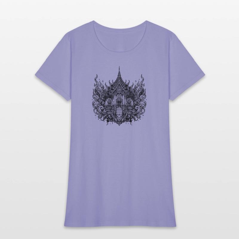 Classic Thai Temple Typical Of The Country