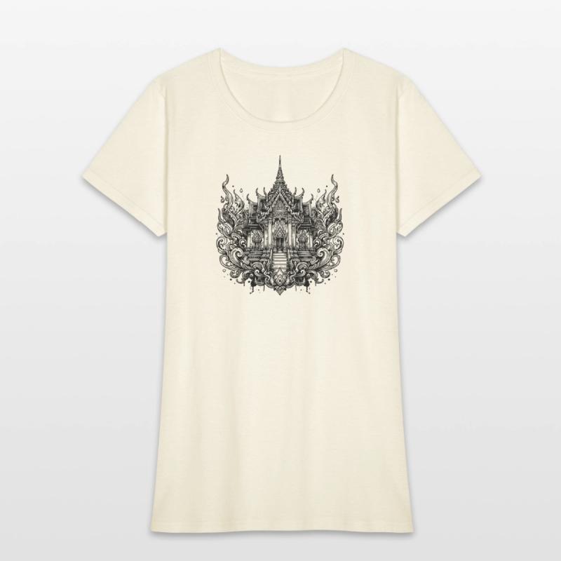 Classic Thai Temple Typical Of The Country