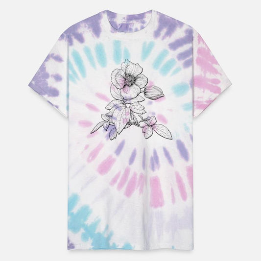 Clematis Flower Ink Pen Drawing Climbing Plant