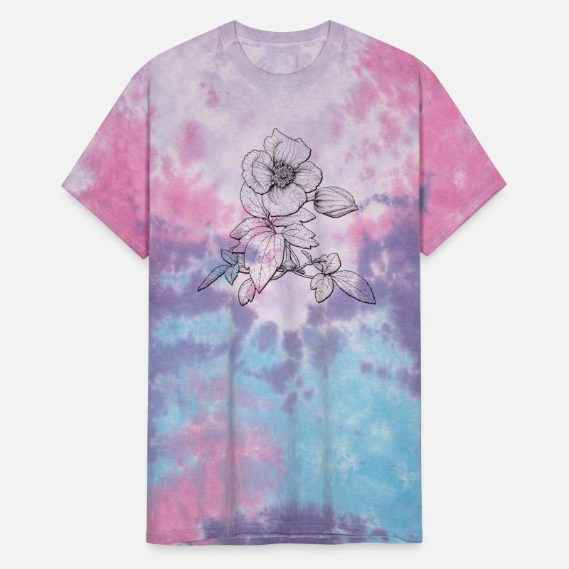 Clematis Flower Ink Pen Drawing Climbing Plant