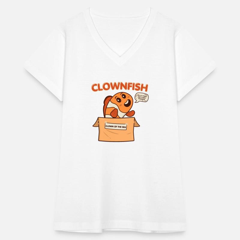 Clownfish Clown Of Sea Funny Fish Cute Coral Reef