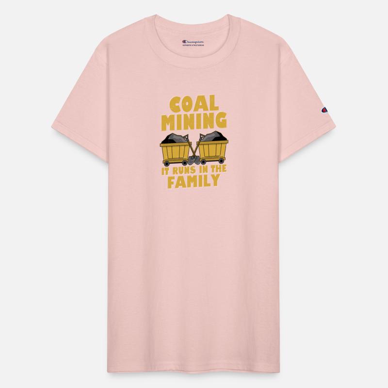 Coal Mining It Runs In The Family Pickaxe Miner