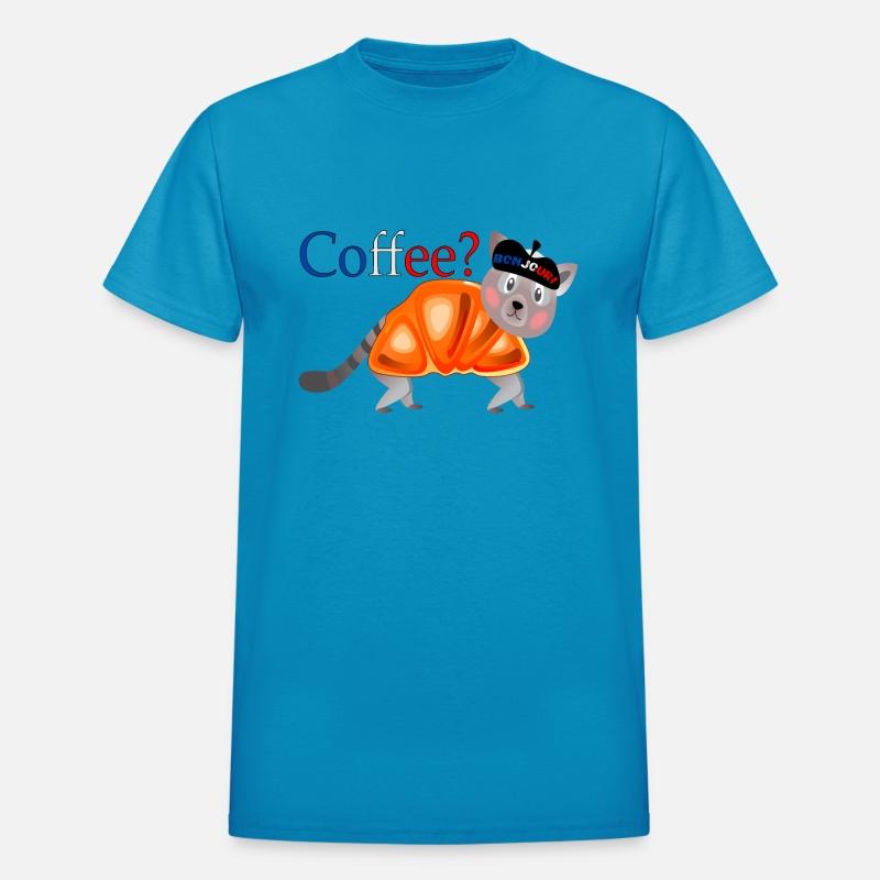 Coffee Funny Raccoon Croissants