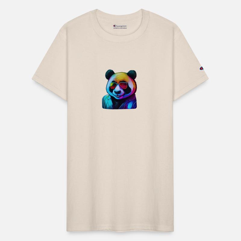 Colorful and Cool: The Neon Panda
