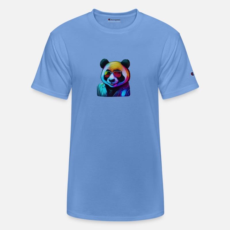 Colorful and Cool: The Neon Panda
