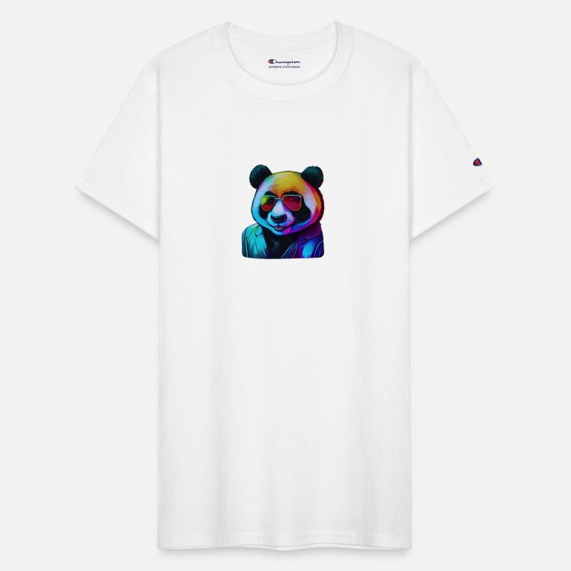 Colorful and Cool: The Neon Panda