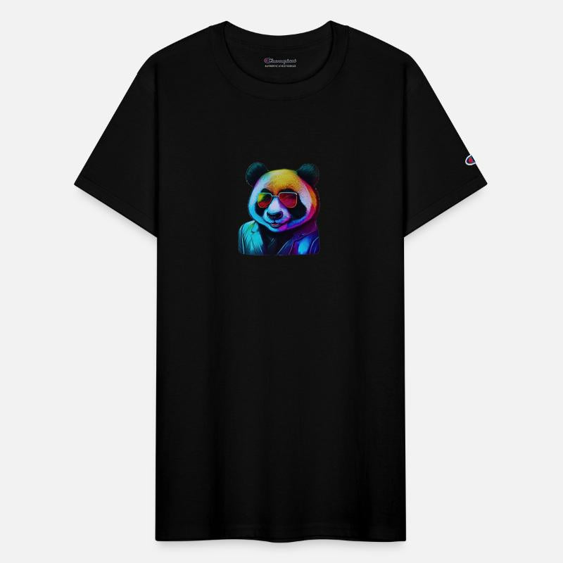 Colorful and Cool: The Neon Panda