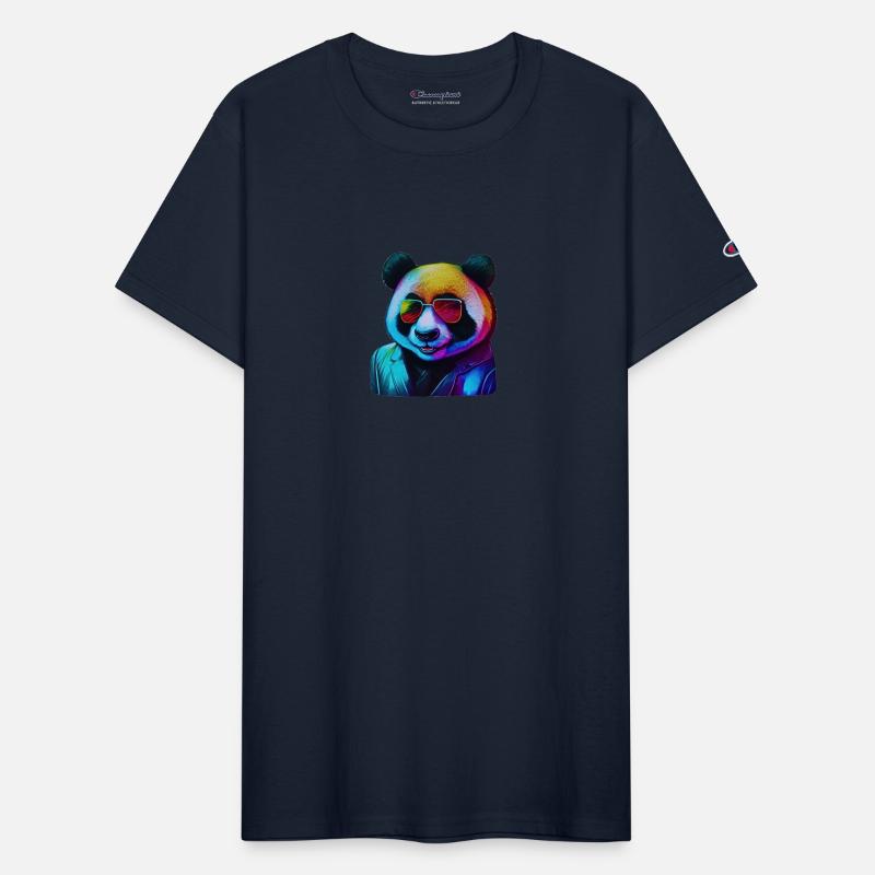 Colorful and Cool: The Neon Panda