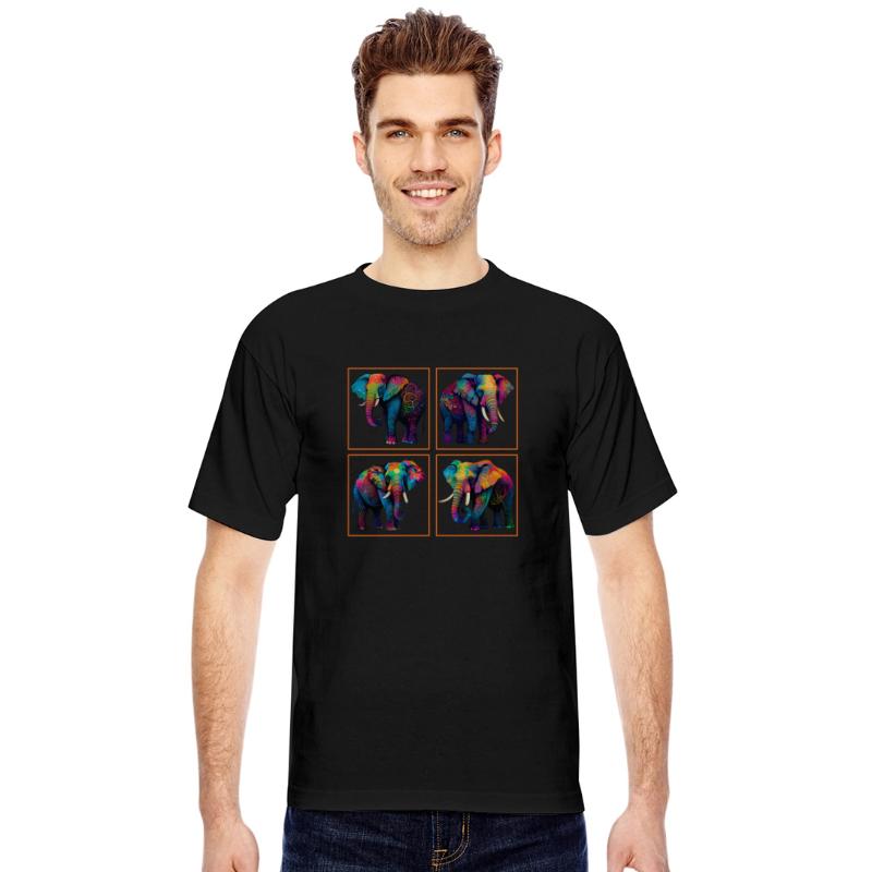 Colorful Elephants Elephant Animal Friends