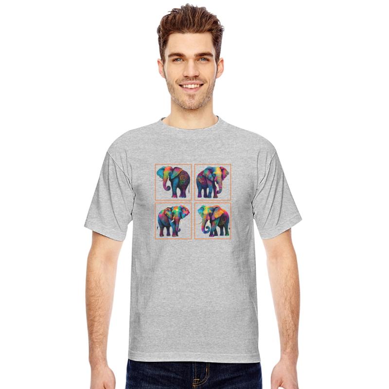 Colorful Elephants Elephant Animal Friends