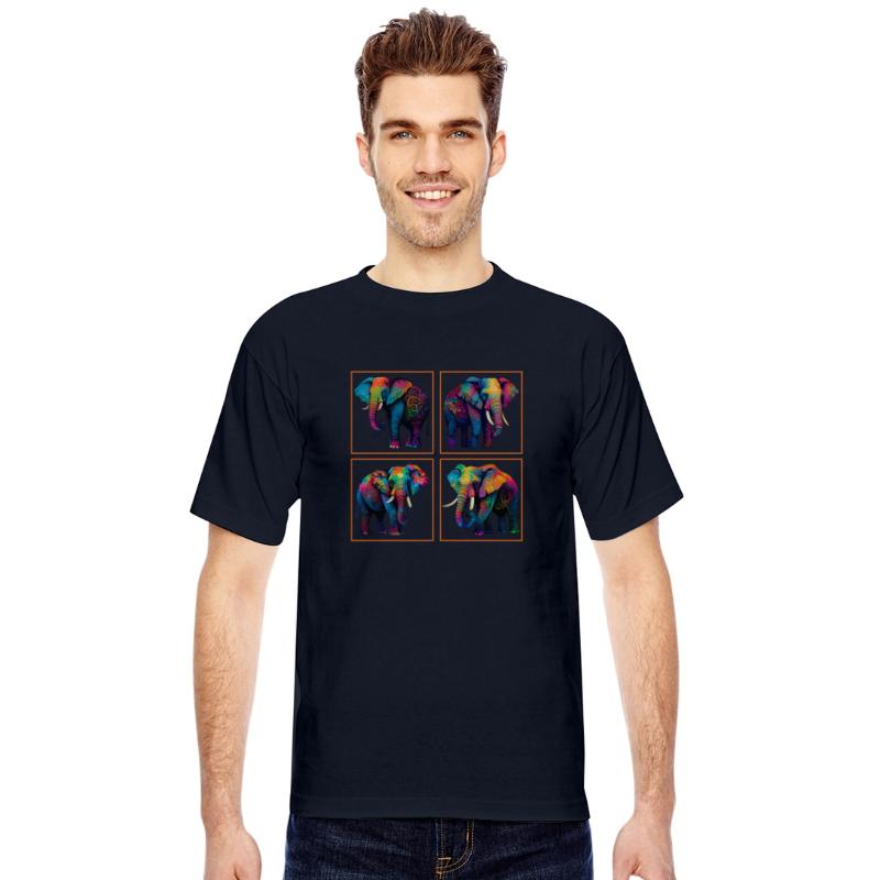 Colorful Elephants Elephant Animal Friends