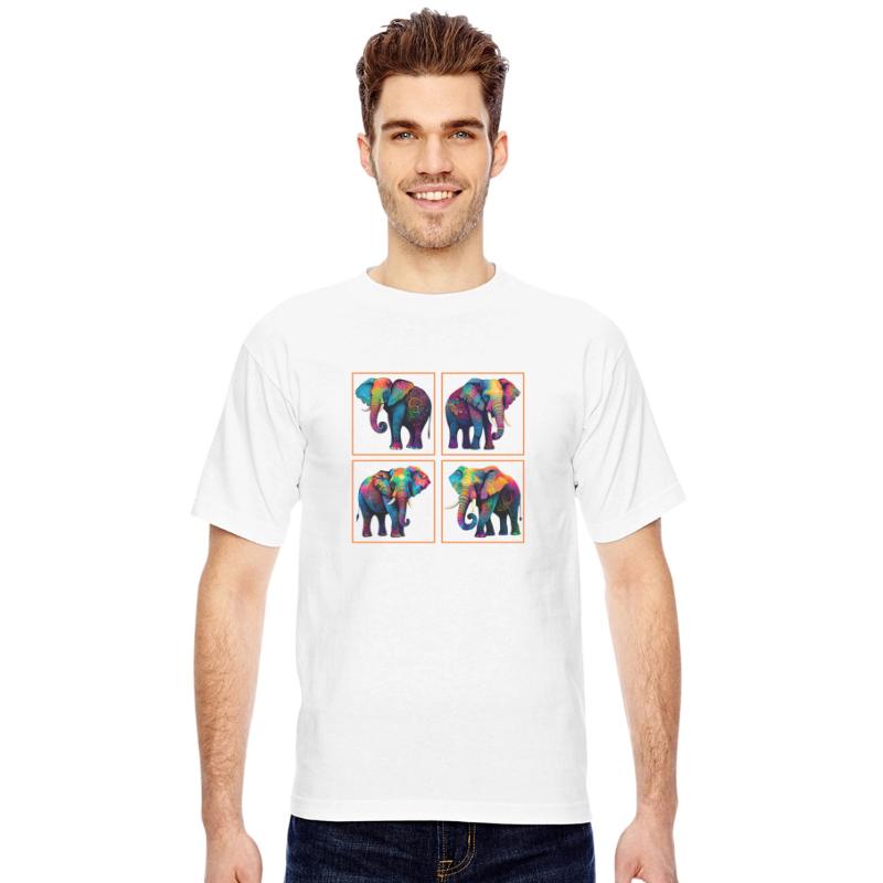 Colorful Elephants Elephant Animal Friends