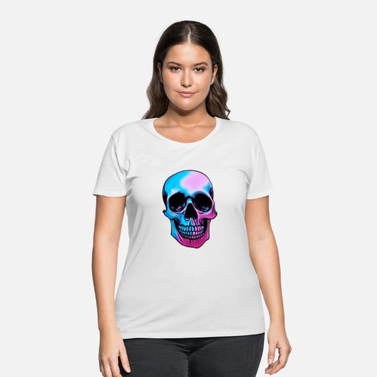 Colorful Melting Skull