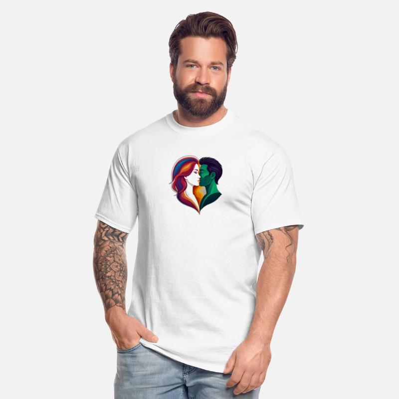 Colorfull couple image