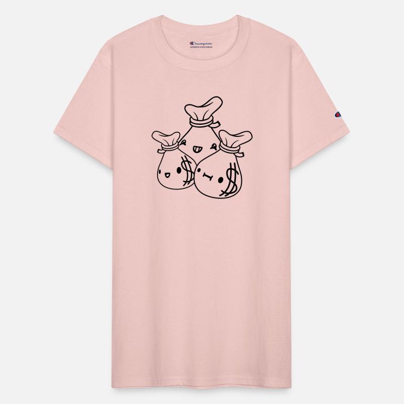 comic money bags friends