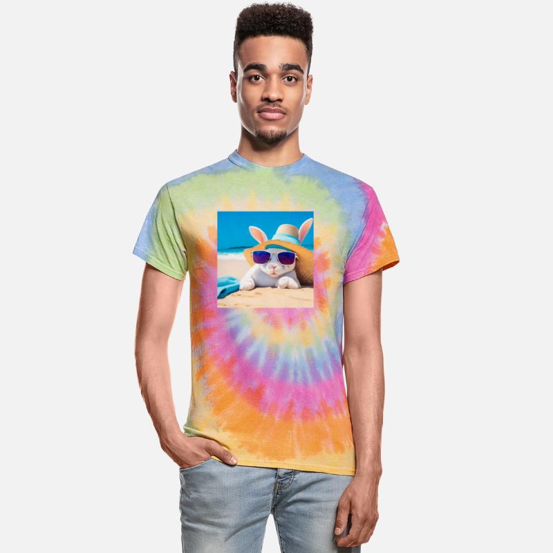 Cool Bunny Chilling On The Beach