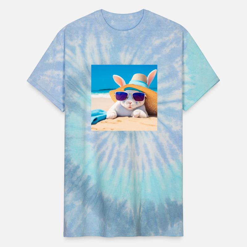 Cool Bunny Chilling On The Beach