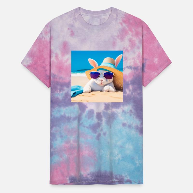 Cool Bunny Chilling On The Beach