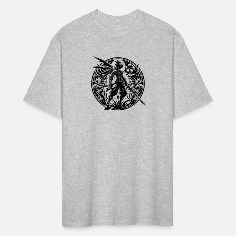 Cool Fantasy Fighter With Sword And Wings