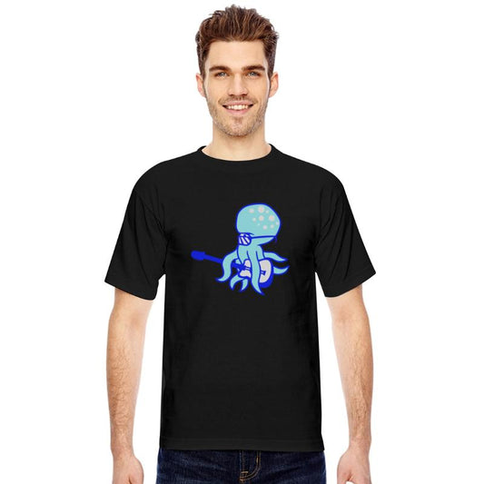 Cool Octopus Kraken Squid Plays Guitar Guitarist