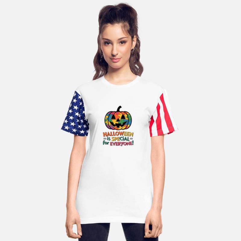 Colorful Puzzle Pumpkin Halloween Design