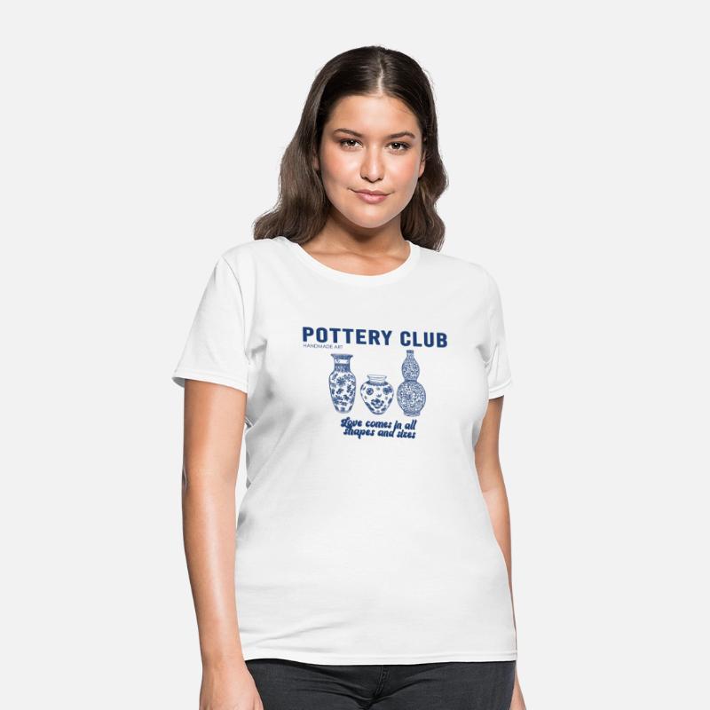 "Pottery Club"- Hobby Illustration Back