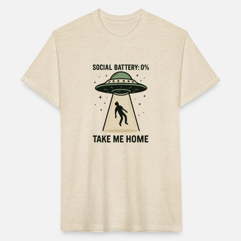 Social Battery 0% Alien Abduction