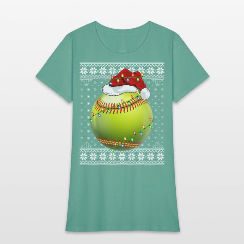Softball Player Ugly Christmas
