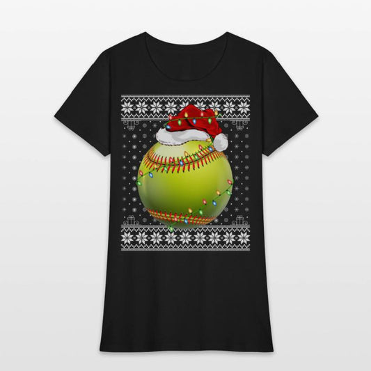 Softball Player Ugly Christmas