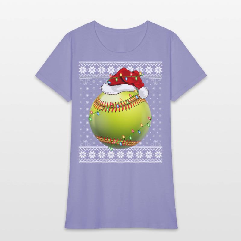 Softball Player Ugly Christmas