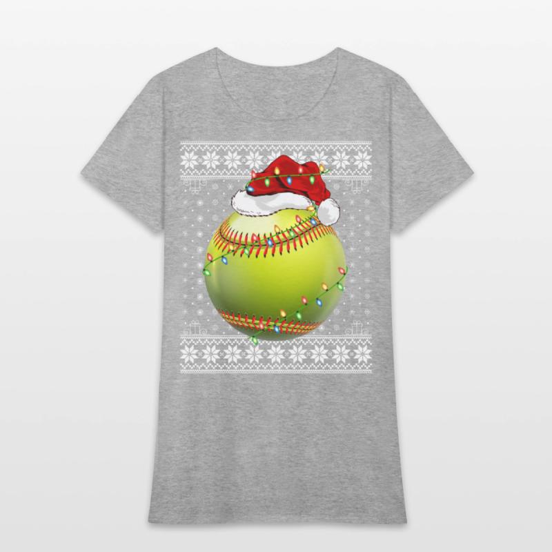 Softball Player Ugly Christmas