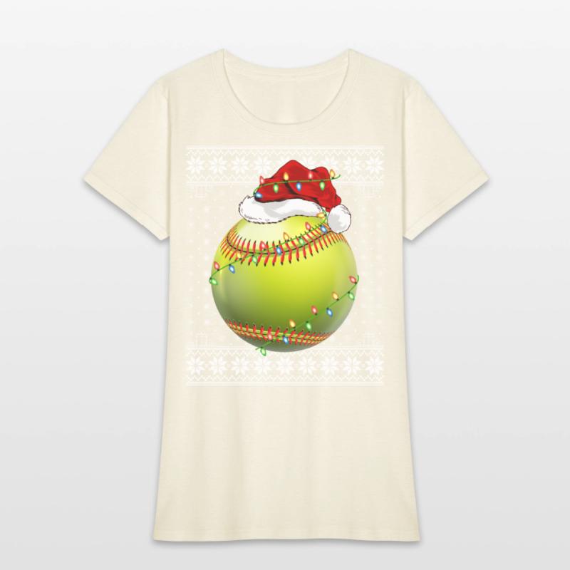 Softball Player Ugly Christmas
