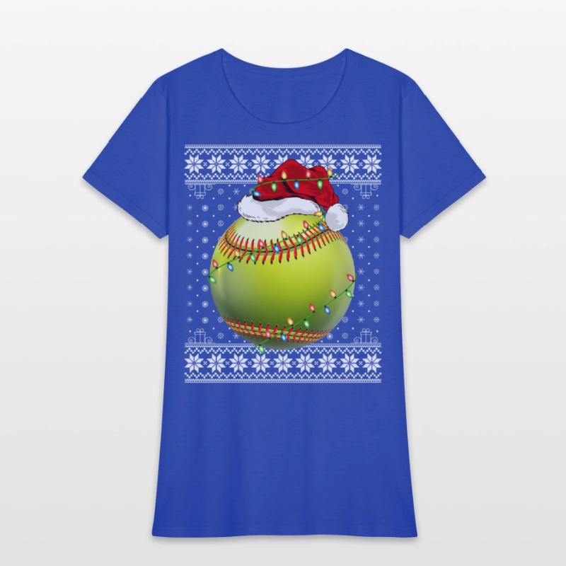 Softball Player Ugly Christmas
