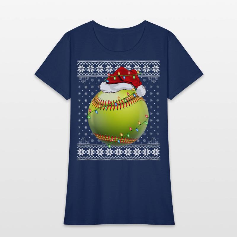 Softball Player Ugly Christmas