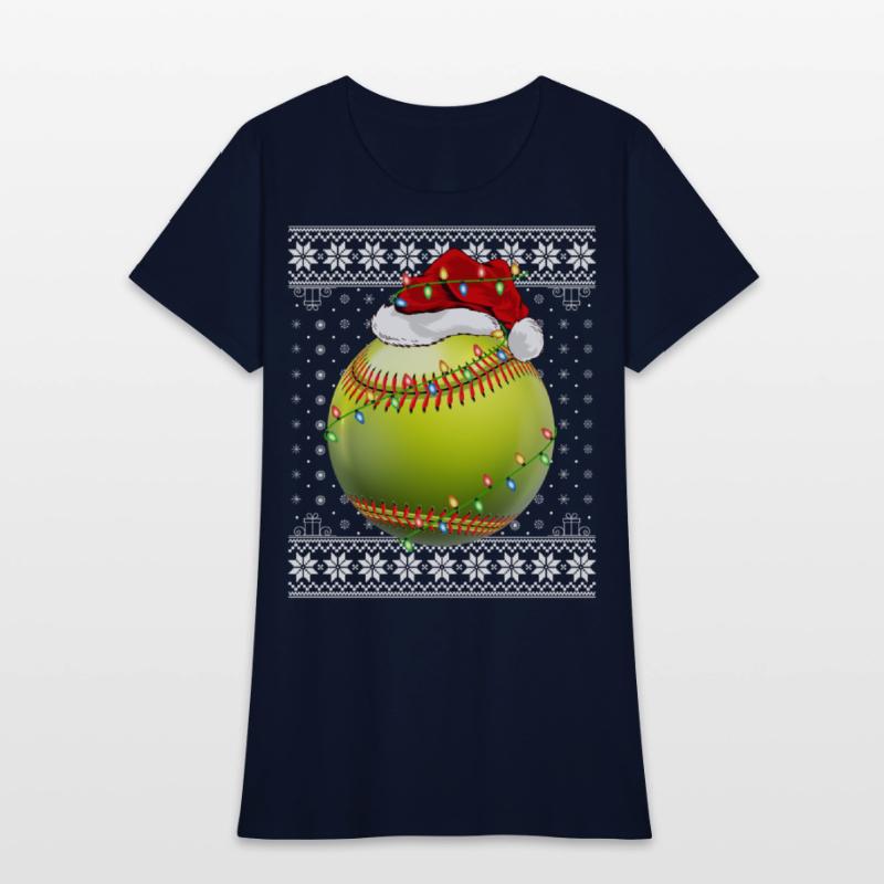 Softball Player Ugly Christmas