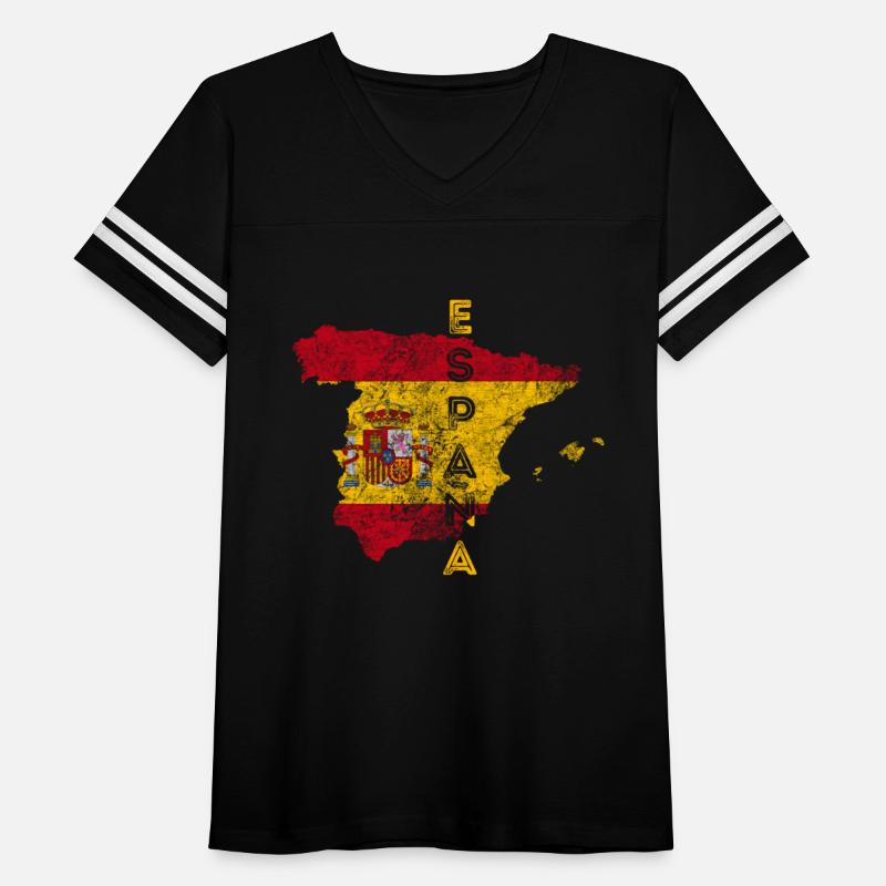Spain Map And Flag Distressed España