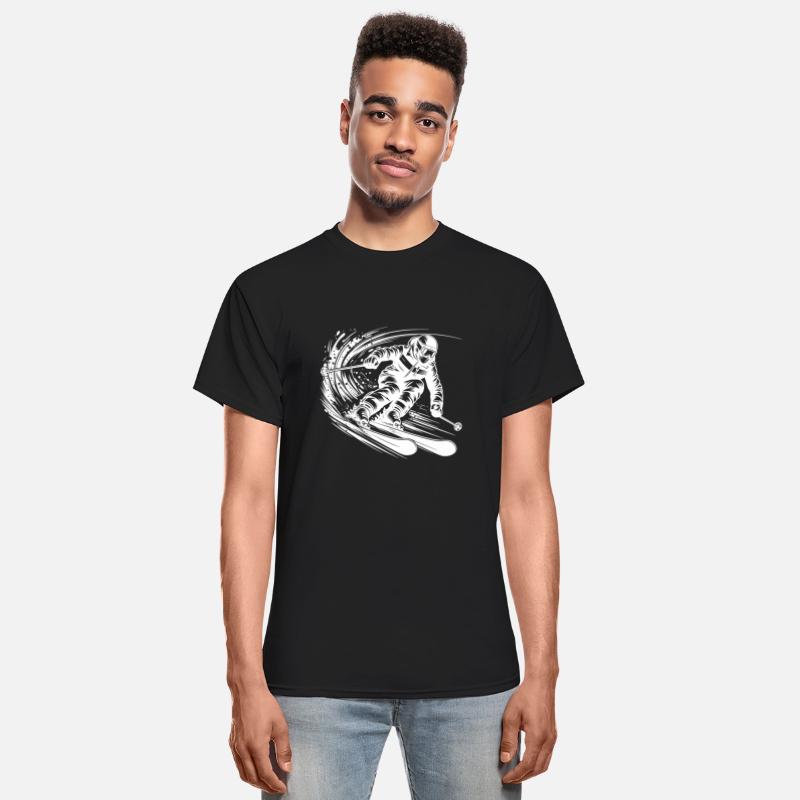 Sporty Adrenaline Rush Top Performance On Skis