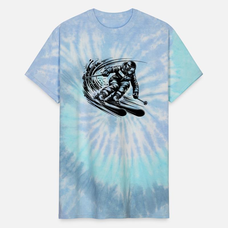 Sporty Adrenaline Rush Top Performance On Skis