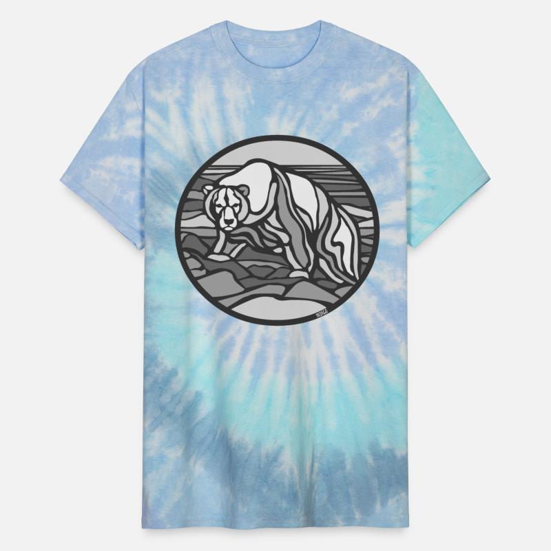 Stained Glass Bear Tribal Art