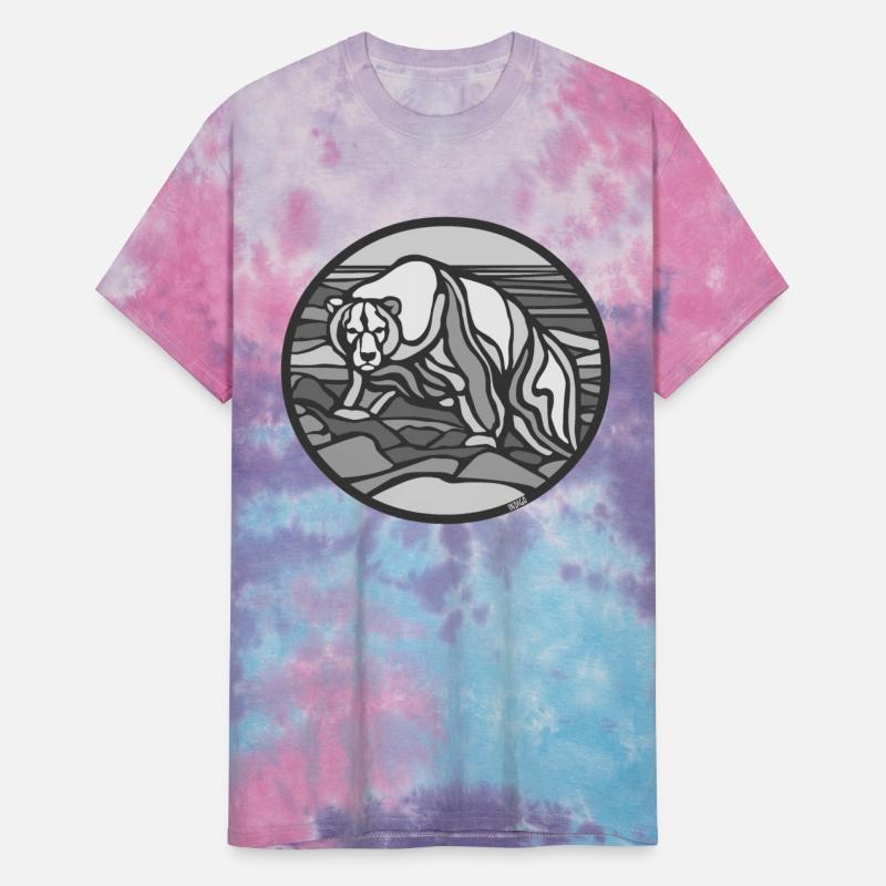 Stained Glass Bear Tribal Art