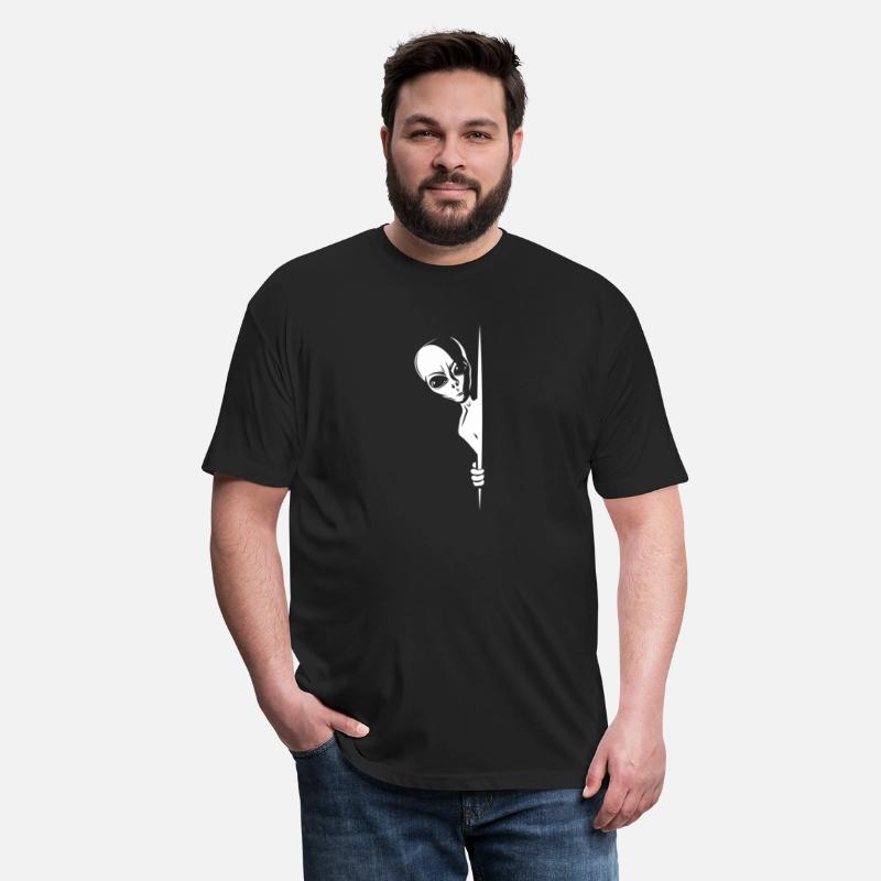 Staring Alien Ufo Science Fiction Scary