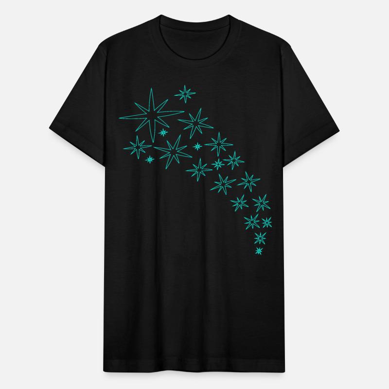 Stars Mint Green Design