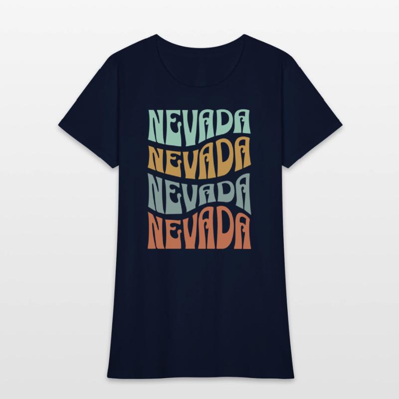 State Of Nevada Retro Aesthetic Groovy Font