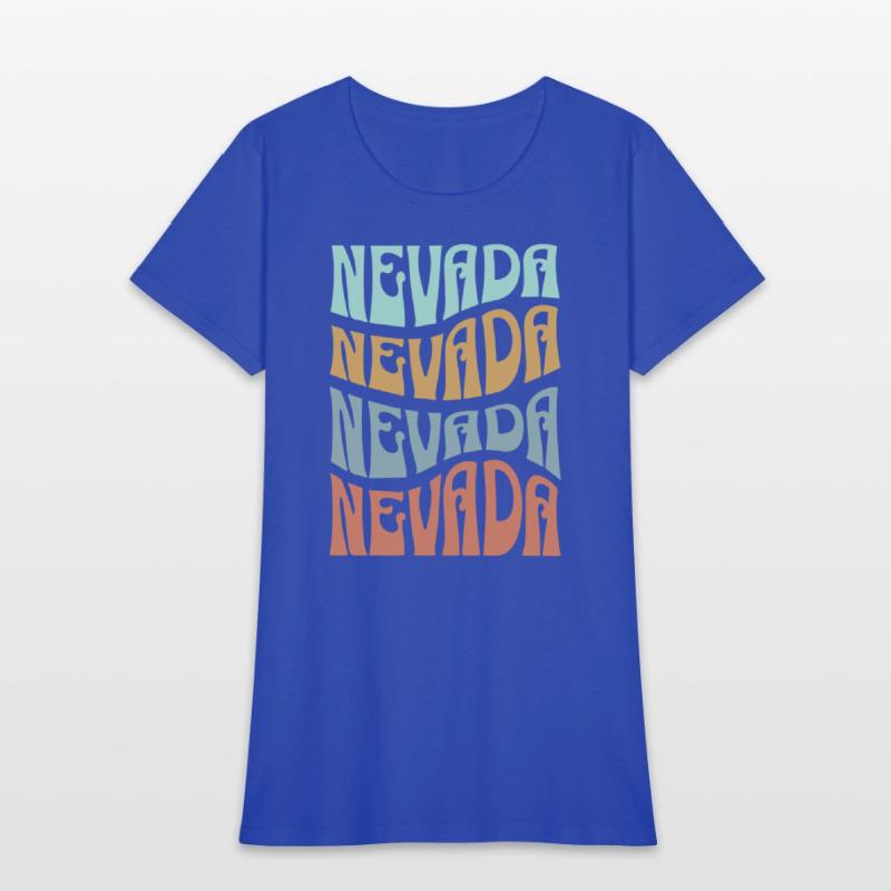 State Of Nevada Retro Aesthetic Groovy Font