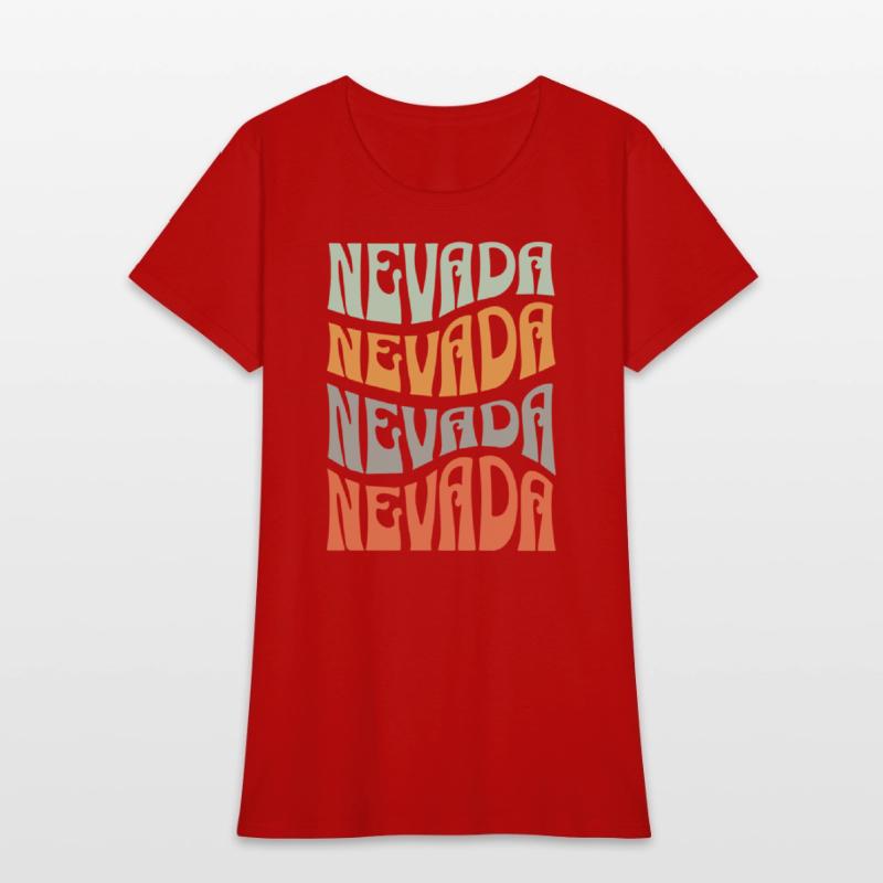 State Of Nevada Retro Aesthetic Groovy Font