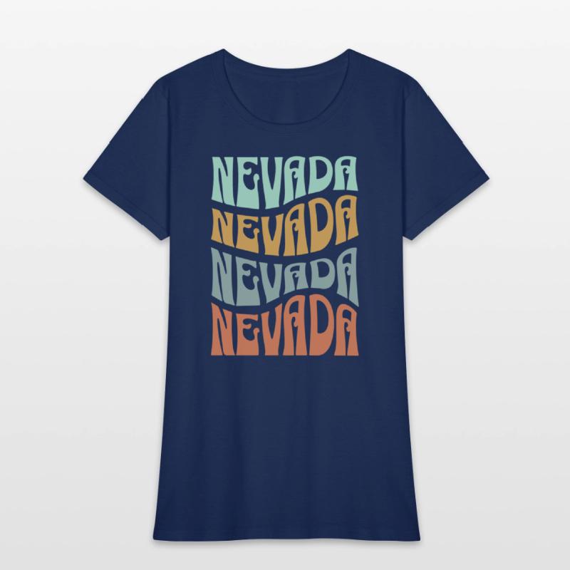 State Of Nevada Retro Aesthetic Groovy Font