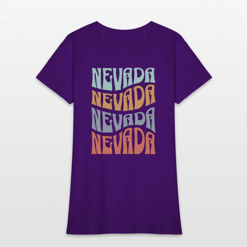 State Of Nevada Retro Aesthetic Groovy Font