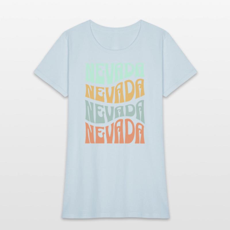 State Of Nevada Retro Aesthetic Groovy Font