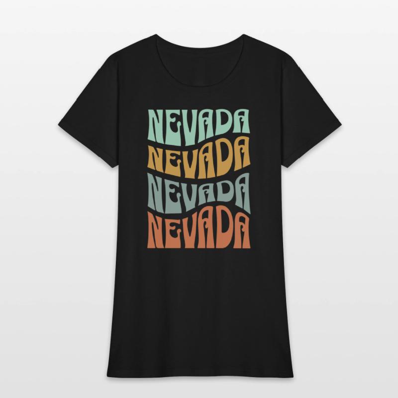 State Of Nevada Retro Aesthetic Groovy Font